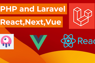 create your php and laravel full stack website