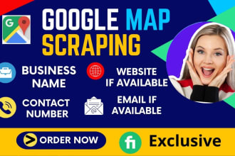 scrap google map data email verified, and lead generation