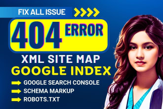 fix google search console errors, website indexing issue,XML sitemap, robots txt
