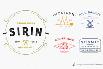 do minimalist unique logo design for your bussiness