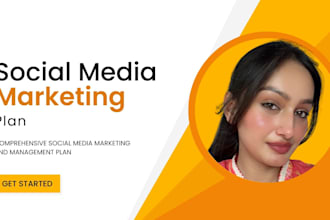 create social media content calendar and marketing strategy