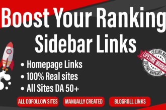 do da50 plus 50 homepage blogroll sidebar footer backlinks