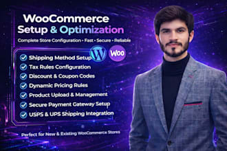 fix and setup woocommerce shipping , taxes, dynamic pricing rules