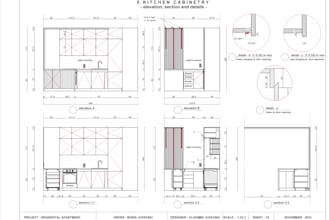 do millwork shop drawings in autocad