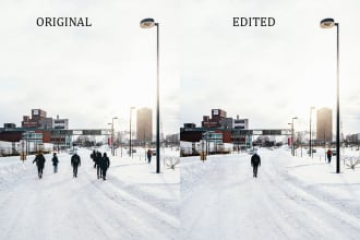 remove object or person from photo professionally