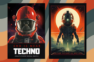 create movie poster design, film poster and art work