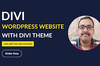be your wordpress website, divi theme or divi builder expert