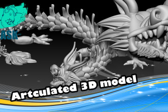 articulated 3d printable model