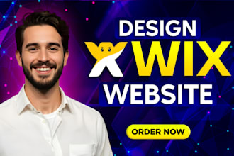 build wix website design, wix website redesign, or wix business website design
