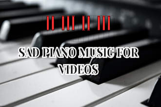 compose original emotional piano background music