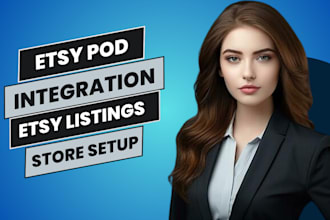 do etsy store setup, etsy print on demand and etsy seo to boost sales