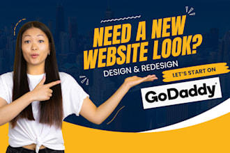 design and redesign your go daddy website