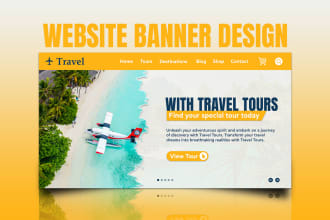 design website header, banner, hero image, etsy banner or shopify banner