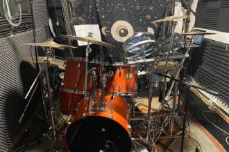 record drums for your rock, metal, pop, funky and prog song