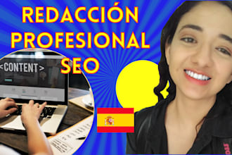 write spanish website copy with SEO optimization