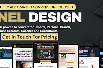 build powerful sales funnels, converting sales copy and converting landing pages