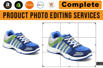 do complete product photo editing services for shopify store
