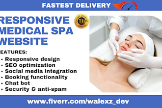 design profitable medical spa website med spa website medical aesthetics website