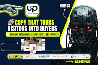 write SEO landing page copy for your website