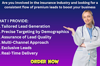 generate life insurance leads and health insurance lead
