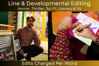 perform a developmental and structural edit to make your writing shine