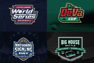 design eyecatching sport, esport,mascot, baseball,hockey,events logo