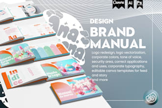 design a excellent brand and graphic identity manual