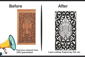 make your design into laser engraving , laser cutting , laser etching and dxf