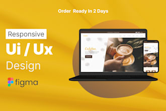 make a website or mobile application ui design