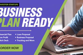 write an investor pitch deck ppt slides grant writing, business plan for startup