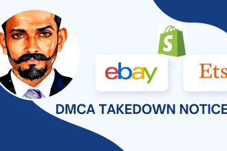 file dmca notice, counter dmca and solve etsy, shopify