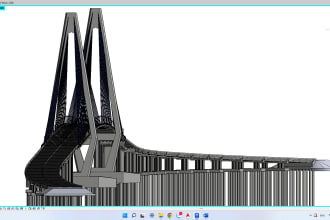 create a revit 3d model of the bridges