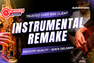 remake music backing track, instrumental or cover song
