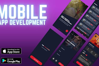 design and develop android and ios mobile application