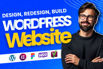 design, redesign, build, revamp wordpress website, wordpress website development