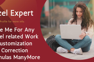 assist you excel, spreadsheet or accounting  related work