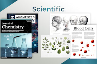 design scientific, medical, and educational figure or illustration for you