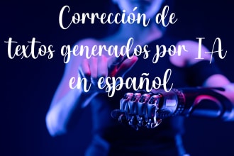 proofread your ai generated texts in spanish