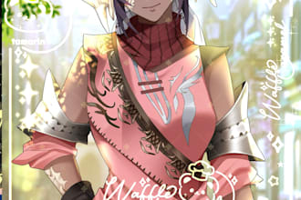 draw final fantasy character for you