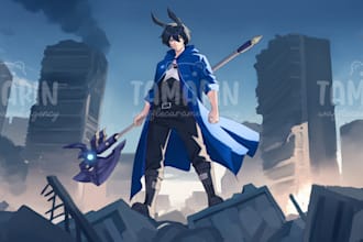 draw live2d banner vtuber