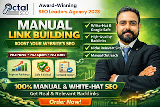 do SEO optimization manual link building for your website