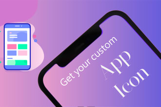 design unique and custom app icon