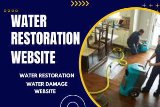 design water restoration website