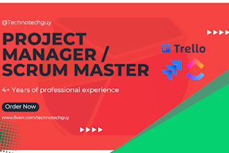 be your project manager scrum master