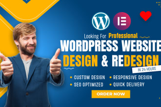 design wordpress website or clone any business website to wordpress