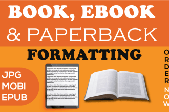 do amazon KDP paperback and kindle ebook formatting