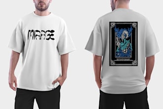 design vintage band typography tshirt for rockmetal artists 24h delivery