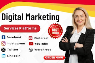 be your social media expert and digital marketing manager