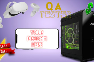 test your PC, or VR game or app