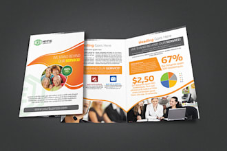 design creative flyers, brochure, catalogue